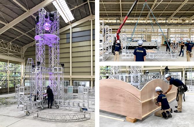 入念なリハーサルを行ったことで、イベント当日の設営・撤去作業はスムーズに進行しました。こうして、ウラヤスフェスティバルのフィナーレを飾る新たな催し「Urayasu Ocean Road~海と光のパレード~」は、大成功の内に幕を閉じました。